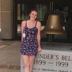 Candies navy blue floral romper - Size 5 Juniors